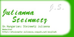 julianna steinmetz business card